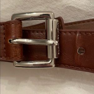 Michael kors brown leather belt